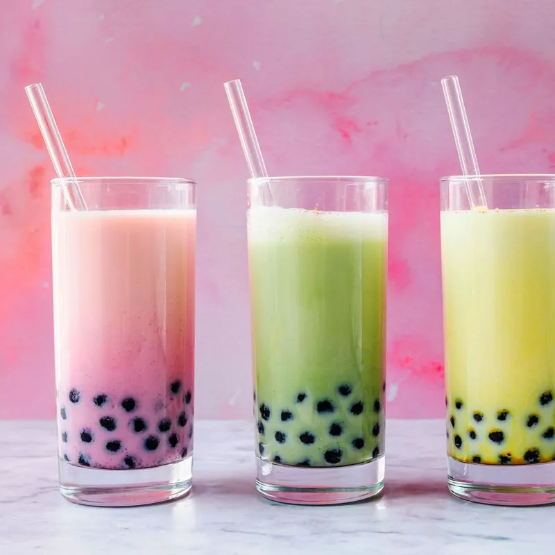 Blueberry Bubble Tea (Large)